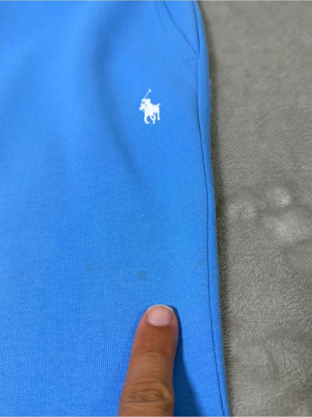 Polo Ralph Lauren Light Blue Double Knit Jogger Pants Men’s Large NWT $125